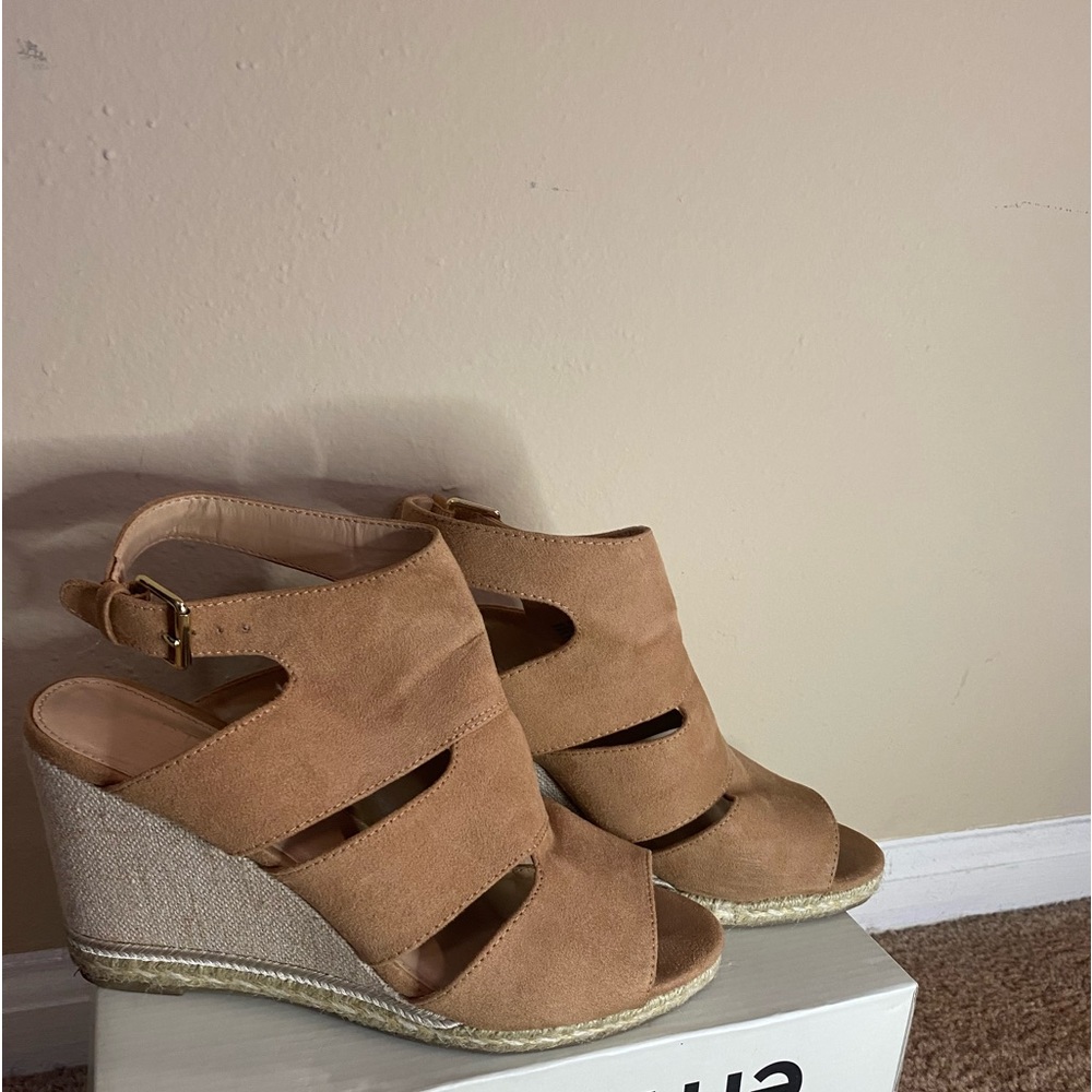 Apt 9 espadrille, sandals, worn